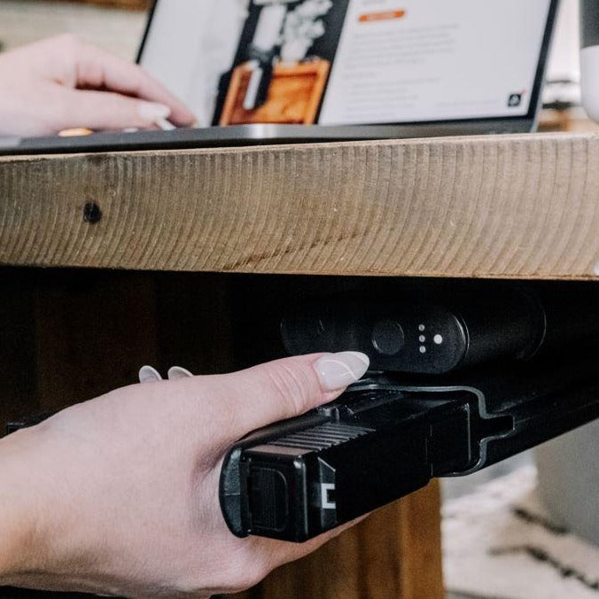 Reach 2S mounted under a table